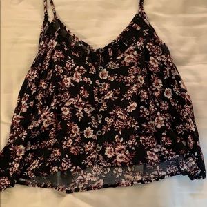 floral crop top